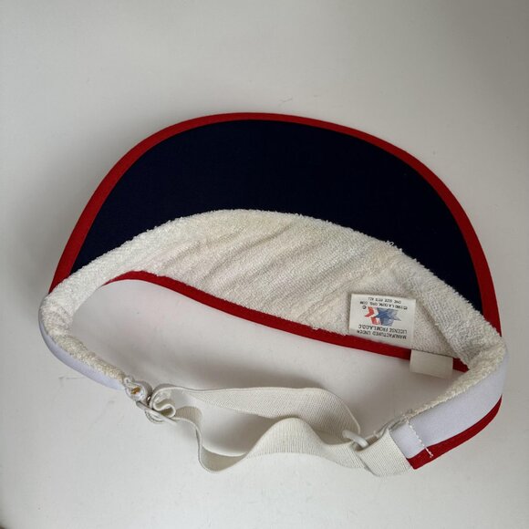 VTG Los Angeles 1984 Olympics Sun Visor Cap Adjustable Moisture Wicking Headwear - Picture 4 of 7